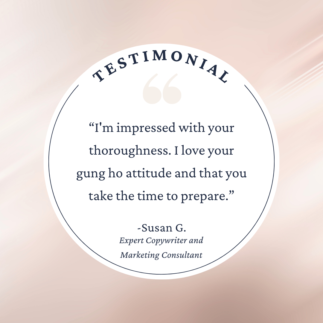 Susan Testimonial About Shelby, Freelance Beauty Copywriter Susan Testimonial About Shelby, Freelance Beauty Copywriter